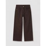 Lcw Kids Kahverengi Wideleg Kız Çocuk Jean Pantolon