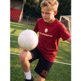Lcw Kids Kırmızı Bisiklet Yaka Galatasaray Baskılı Erkek Çocuk Tişört