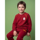 LCW Kids Kırmızı Galatasaray Nakışlı Erkek Çocuk Sweatshirt