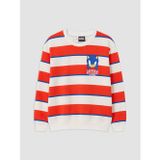 LCW Kids Kırmızı Sonic Lisanslı Erkek Çocuk Sweatshirt