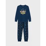 Lcw Kids Lacivert Baskılı Erkek Çocuk Pijama Takım