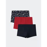 Lcw Kids Lacivert Erkek Çocuk Boxer 3'Lü