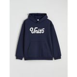 LCW Kids Lacivert Kapüşonlu Erkek Çocuk Kalın Sweatshirt