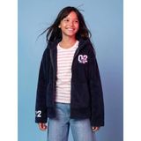 Lcw Kids Lacivert Kapüşonlu Lilo & Stitch Baskılı Kız Çocuk Sweatshirt