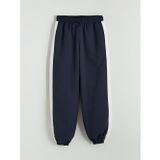 Lcw Kids Lacivert Loose Fit Kız Çocuk Paraşüt Pantolon