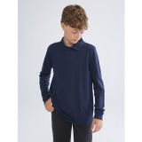 Lcw Kids Lacivert Polo Yaka Erkek Çocuk Tişört