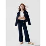 Lcw Kids Lacivert Wideleg Kız Çocuk Pantolon