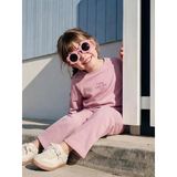 Lcw Kids Lila Baskılı Kız Çocuk Soft Touch Sweatshirt Ve Pantolon