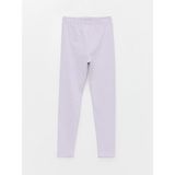Lcw Kids Lila Beli Lastikli Basic Kız Çocuk Tayt - 8 - 9 Yaş