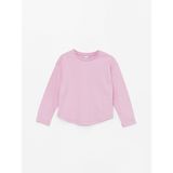 Lcw Kids Lila Bisiklet Yaka Basic Uzun Kollu Kız Çocuk Tişört - 9 - 10 Yaş