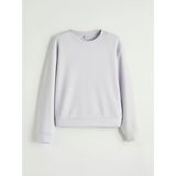 Lcw Kids Lila Bisiklet Yaka Kız Çocuk Soft Touch Sweatshirt