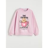 Lcw Kids Lila Capyfun Baskılı Kız Çocuk Kalın Sweatshirt