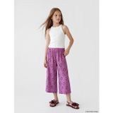 Lcw Kids Lila Çiçekli Kız Çocuk Kapri