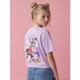 Lcw Kids Lila K-Pop Demon Hunters Baskılı Kız Çocuk Tişört