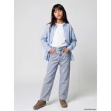 Lcw Kids Mavi Baggy Fit Nakışlı Kız Çocuk Jean Pantolon