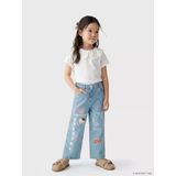Lcw Kids Mavi Hello Kitty Baskılı Kız Çocuk Jean Pantolon