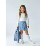 Lcw Kids Mavi Kız Çocuk Jean Şort Etek