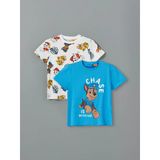 Lcw Kids Mavi Paw Patrol Baskılı Erkek Çocuk Tişört 2'Li