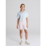 Lcw Kids Mavi Polo Yaka Kız Çocuk Tişört