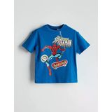 Lcw Kids Mavi Spiderman Baskılı Erkek Çocuk Tişört