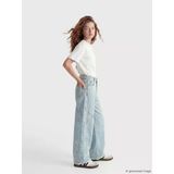 Lcw Kids Mavi Wideleg Nakışlı Kız Çocuk Jean Pantolon