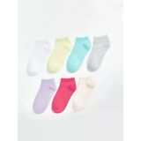 Lcw Kids Pembe Basic Kız Çocuk Patik Çorap 7'Li