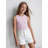 Lcw Kids Pembe Bisiklet Yaka Fitilli Kız Çocuk Atlet