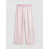 Lcw Kids Pembe Ekose Kız Çocuk Pijama Altı