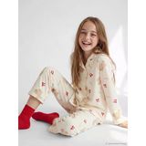Lcw Kids Pembe Gömlek Yaka Kız Çocuk Pijama Takımı
