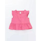 Lcw Kids Pembe Kare Yaka Kolsuz Basic Kız Bebek Gömlek