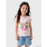 Lcw Kids Pembe Minions Baskılı Kız Çocuk Tişört