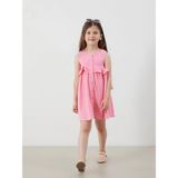 Lcw Kids Pembe Önden Düğmeli Müslin Kız Çocuk Elbise - Pink
