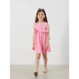 Lcw Kids Pembe Önden Düğmeli Müslin Kız Çocuk Elbise