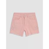 Lcw Kids Pembe Taş İşlemeli Kız Çocuk Jean Şort