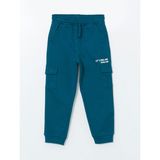 Lcw Kids Petrol Beli Lastikli Erkek Çocuk Jogger Eşofman Alt
