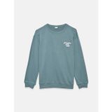 LCW Kids Petrol Bisiklet Yaka Erkek Çocuk Sweatshirt