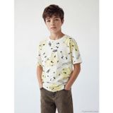 Lcw Kids Sarı Bisiklet Yaka Pikachu Baskılı Erkek Çocuk Tişört