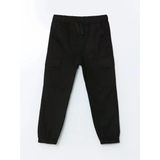 Lcw Kids Siyah Beli Lastikli Erkek Çocuk Jogger Pantolon