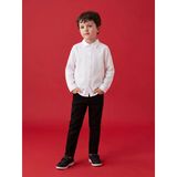 Lcw Kids Siyah Slim Fit Erkek Çocuk Gabardin Pantolon
