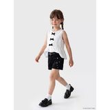 Lcw Kids Siyah Taşlı Kız Çocuk Jean Şort