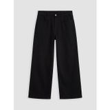 Lcw Kids Siyah Wideleg Kız Çocuk Gabardin Pantolon