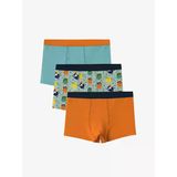 Lcw Kids Turkuaz Baskılı Erkek Çocuk Boxer 3'Lü