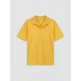 Lcw Kids Turuncu Polo Yaka Erkek Çocuk Tişört