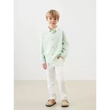 Lcw Kids Yeşil Basic Erkek Çocuk Gömlek Ve Pantolon 2'Li