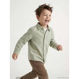 Lcw Kids Yeşil Basic Uzun Kollu Erkek Çocuk Gömlek