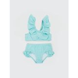 Lcw Kids Yeşil Kurdele Detaylı Kız Çocuk Bikini Takım