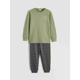 Lcw Kids Yeşil New York Baskılı Erkek Çocuk Pijama Takımı