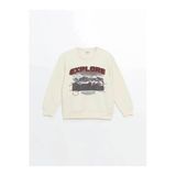 Lcw Kidsbej Bisiklet Yaka Erkek Çocuk Kalın Sweatshirt