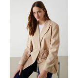 Lcw Modest Bej Kadın Blazer Ceket