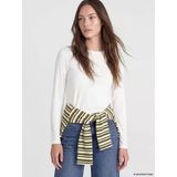 Lcw Modest Beyaz Bisiklet Yaka Kadın Body